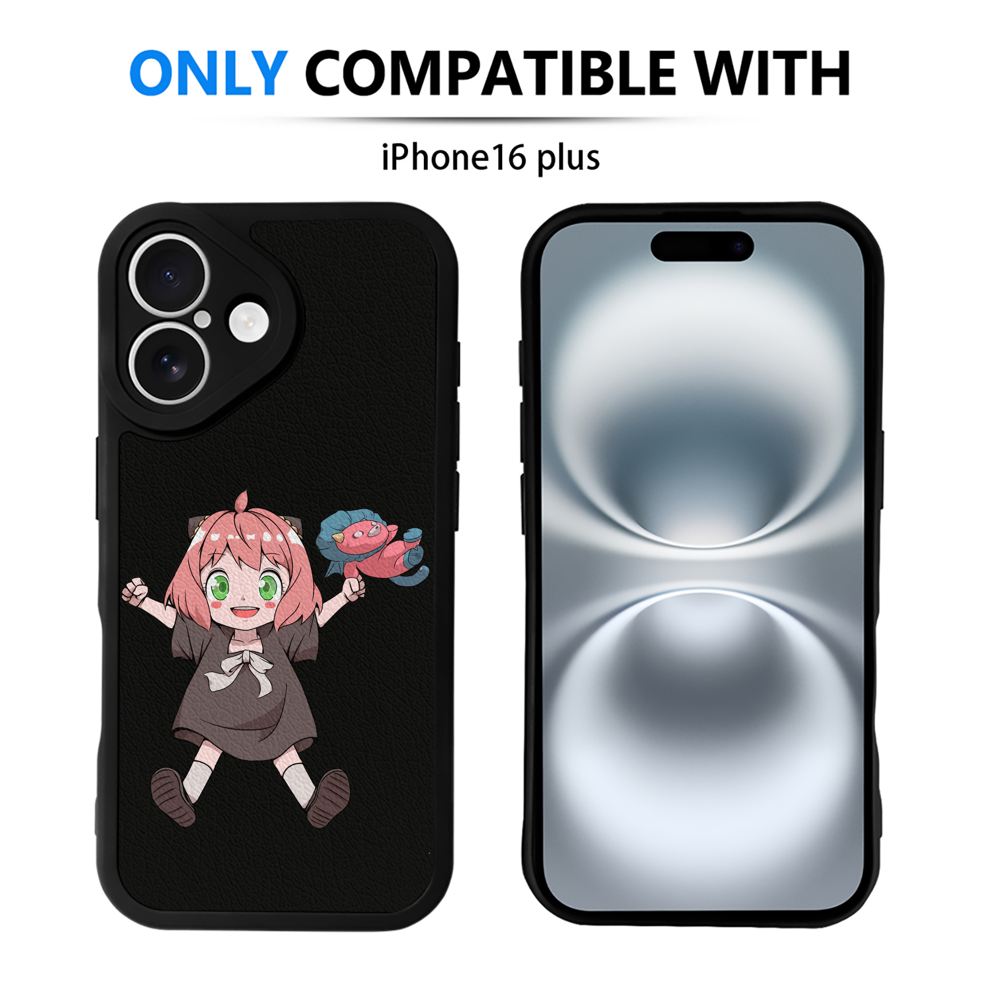 （画像用） SPY×FAMILY间谍家家酒 【iPhone 16シリーズ対応】シリコンスマホケース（レザー調） 材質：シリコン